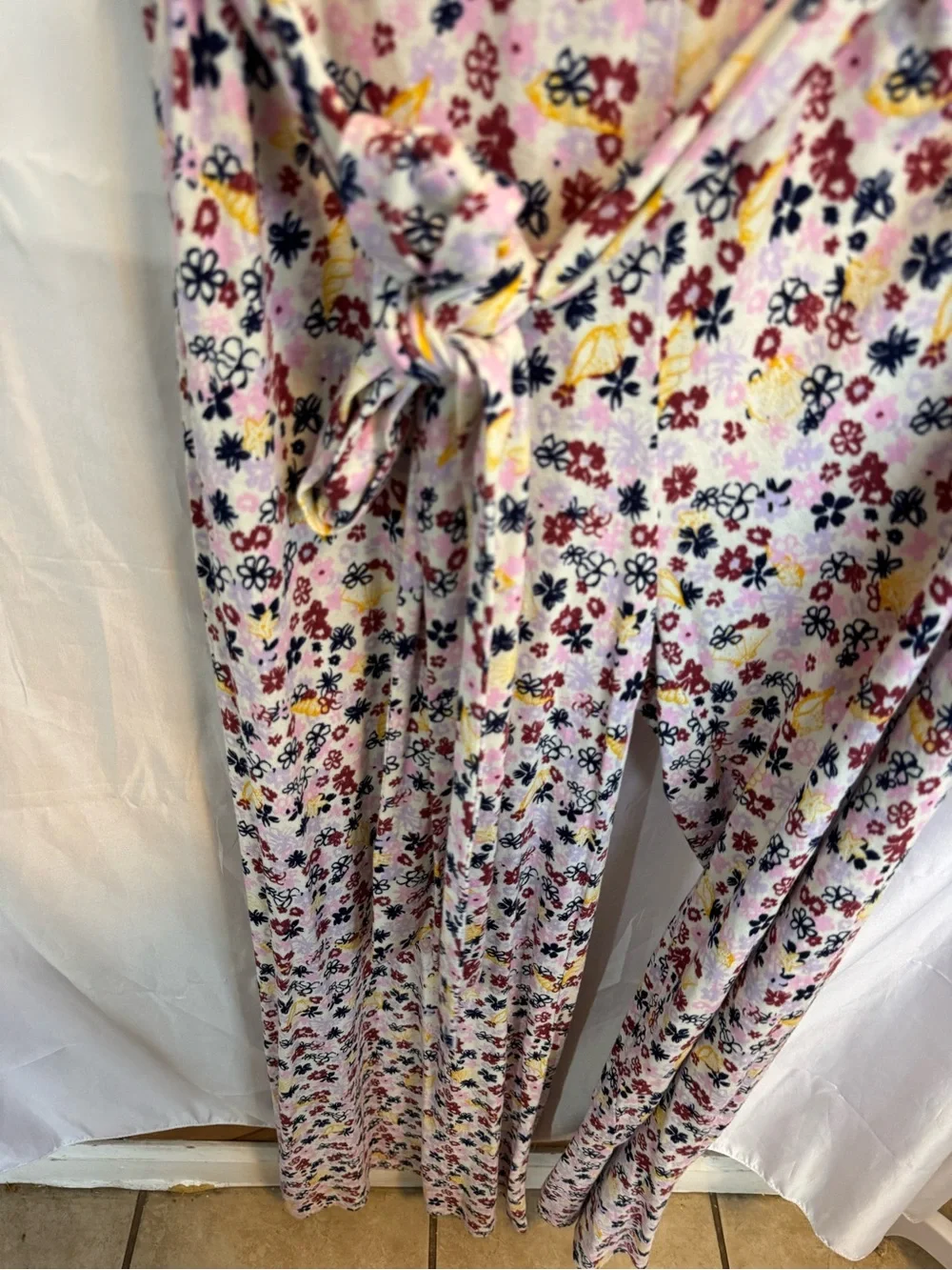 Free people Vibe Check Wide Leg Jumpsuit Size Large